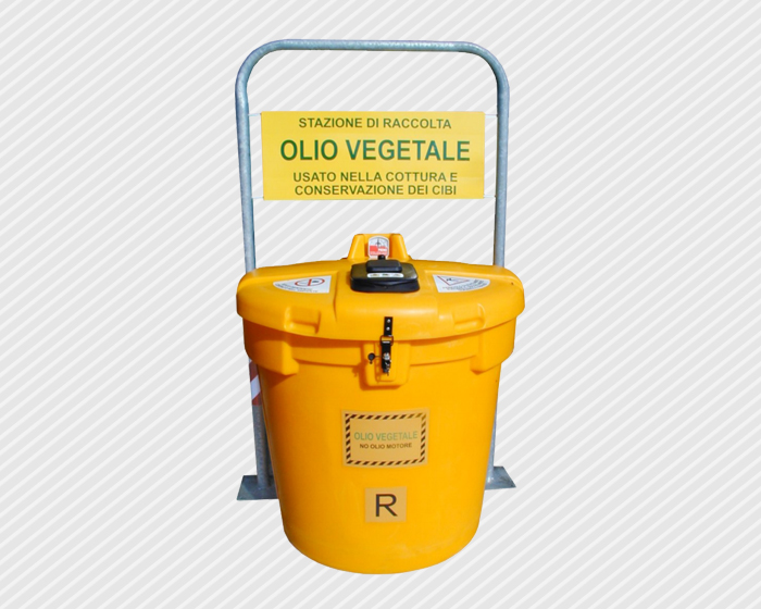 Contenitore raccolta olio vegetale usato in plastica , 50 Lt